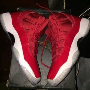 Red Retro Jordan 11s
